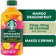 thumbnail image 1 of Starbucks Refreshers Concentrate Mango Dragonfruit, Refreshing Drink, Cold Drinks  32 fl oz, 1 of 11