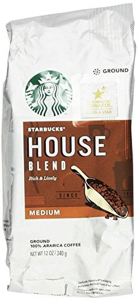Starbucks Medium House Blend Ground Coffee 12oz (Pack of 2) - Walmart.com
