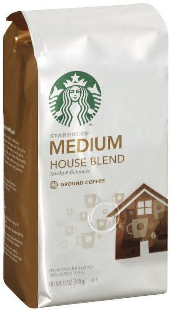 Starbucks Medium House Blend Ground Coffee 12oz (Pack of 3) - Walmart.com