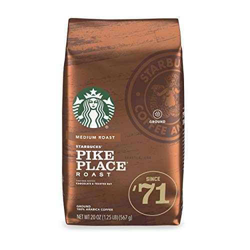 Starbucks Medium Roast Ground Coffee Pike Place Roast 100 Arabica
