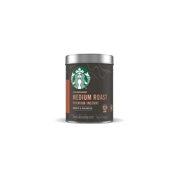 Starbucks Medium Roast Premium Instant Coffee Tin, 3.17 oz (Pack of 6)