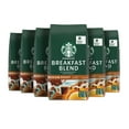 thumbnail image 1 of Starbucks Whole Bean Coffee, Medium Roast Coffee, Breakfast Blend, 100% Arabica, 6 Bags (12 Oz), 1 of 3