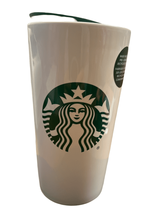 Starbucks Mermaid Ceramic Travel Coffee Tumbler w/Lid, 16 Fl oz
