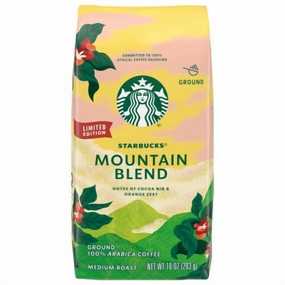 Starbucks Mountain Blend Ground Coffee 10 oz Packaging May Vary