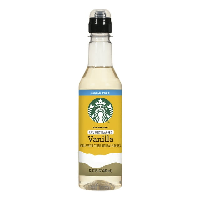 Starbucks Naturally Flavored Sugar-Free Vanilla Coffee Syrup, 12.7 fl Oz
