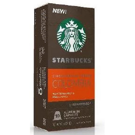 Starbucks Nespresso Columbia Coffee 2.01 oz (Pack of 8)