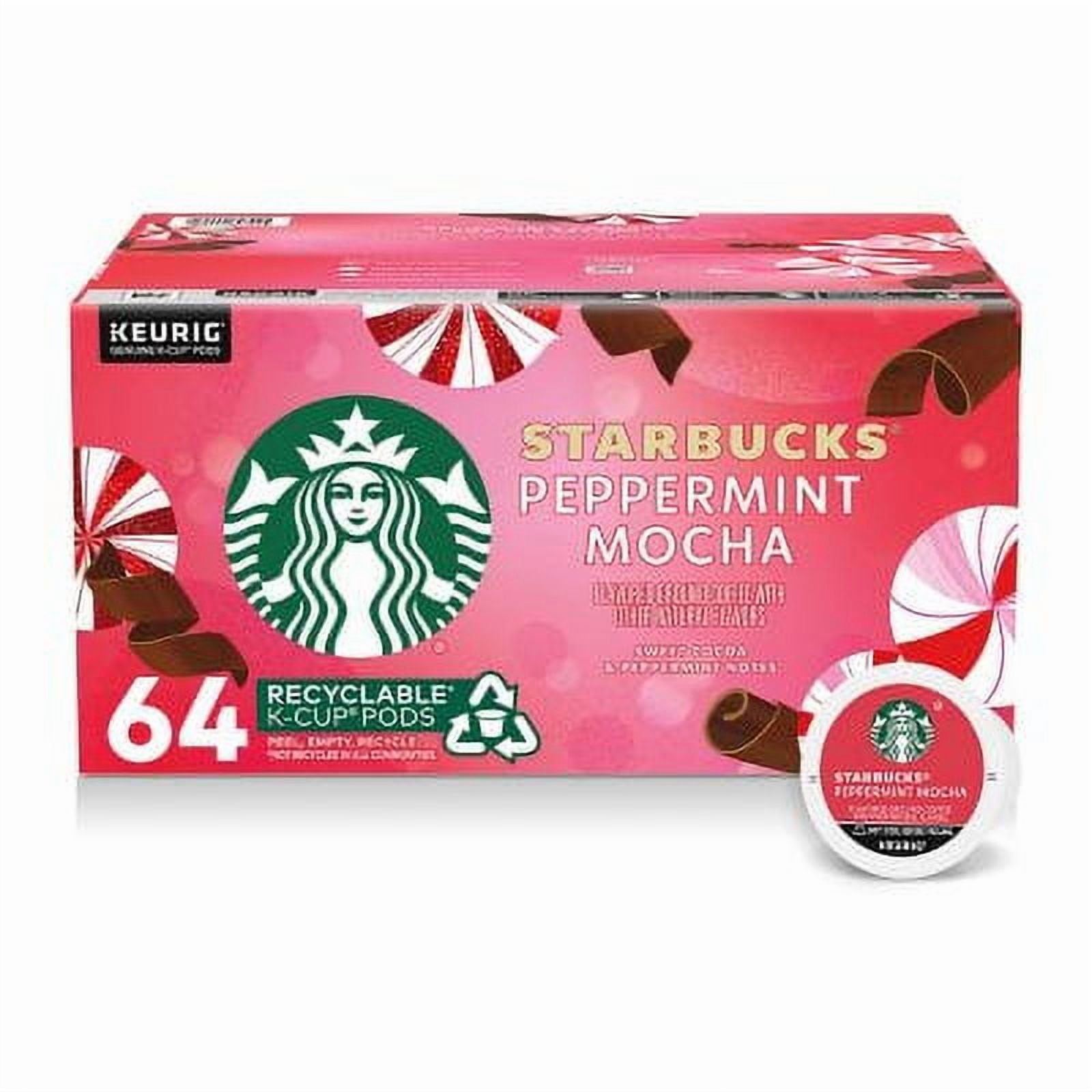 Starbucks Peppermint Mocha Flavored Coffee K-Cups for Keurig