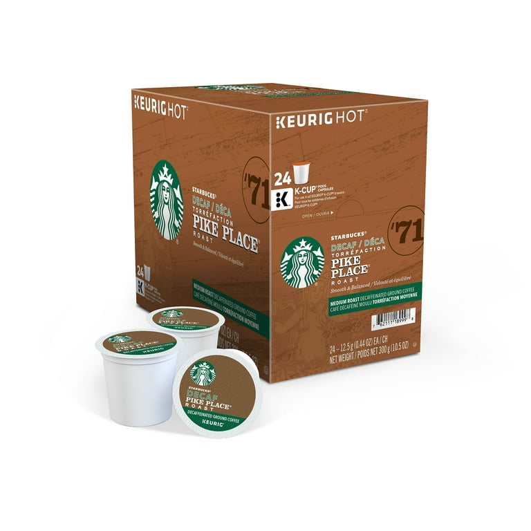 Pike Place Decaf Coffee K-Cups Pack, 24/Box Pike Place Decaf Coffee K-Cups Pack, 24/Box