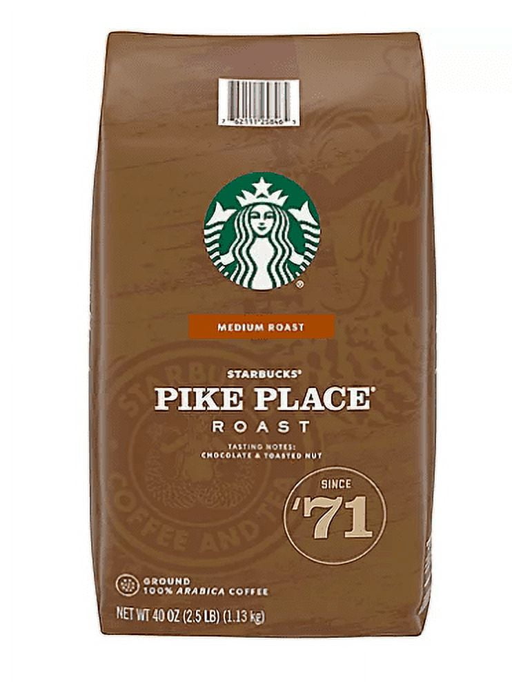 Starbucks Pike Place Medium Roast Ground Coffee (40 oz.)