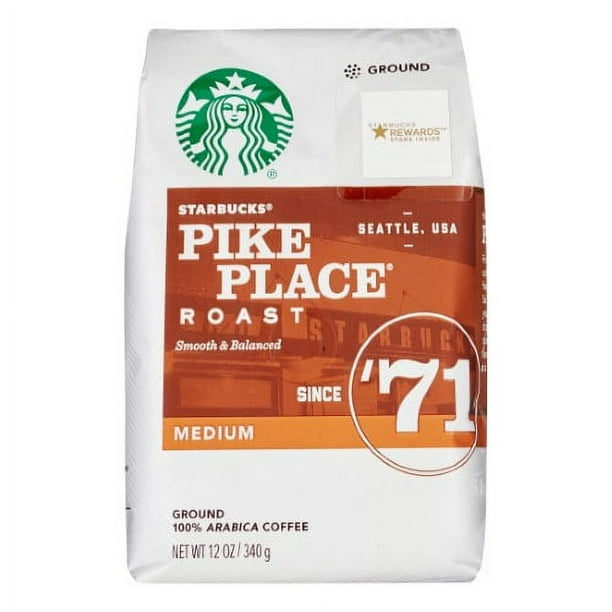Starbucks Pike Place Roast Ground Coffee (Pack of 6) Walmart Business