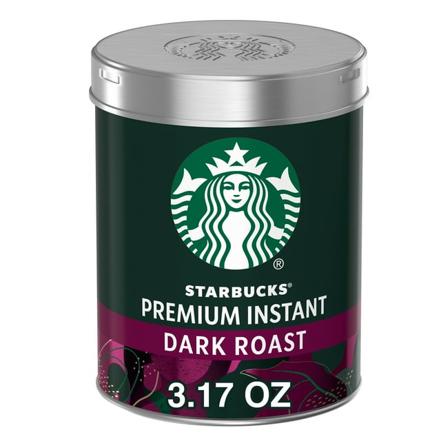 Starbucks Premium Instant Coffee, Dark Roast, 100% Arabica Beans, 3.17 Oz Starbucks Premium Instant Coffee, Dark Roast, 100% Arabica Beans, 3.17 Oz