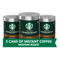 thumbnail image 1 of Starbucks Premium Instant Coffee, Medium Roast, 100% Arabica Beans, 3 Pack (3.17 Oz Each), 1 of 3