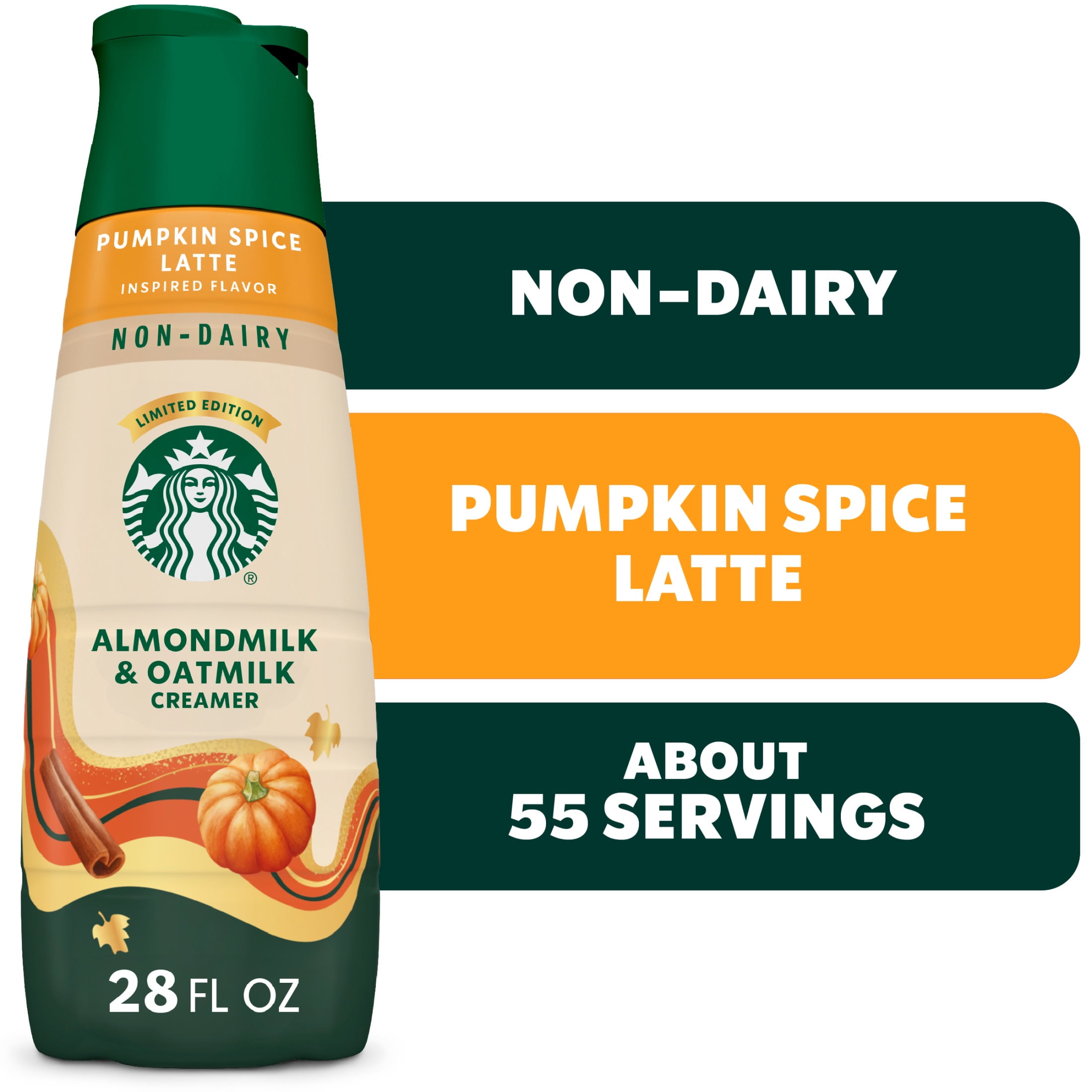Starbucks Pumpkin Spice Non-Dairy Creamer, 28 fl. oz. Bottle 28 fl oz