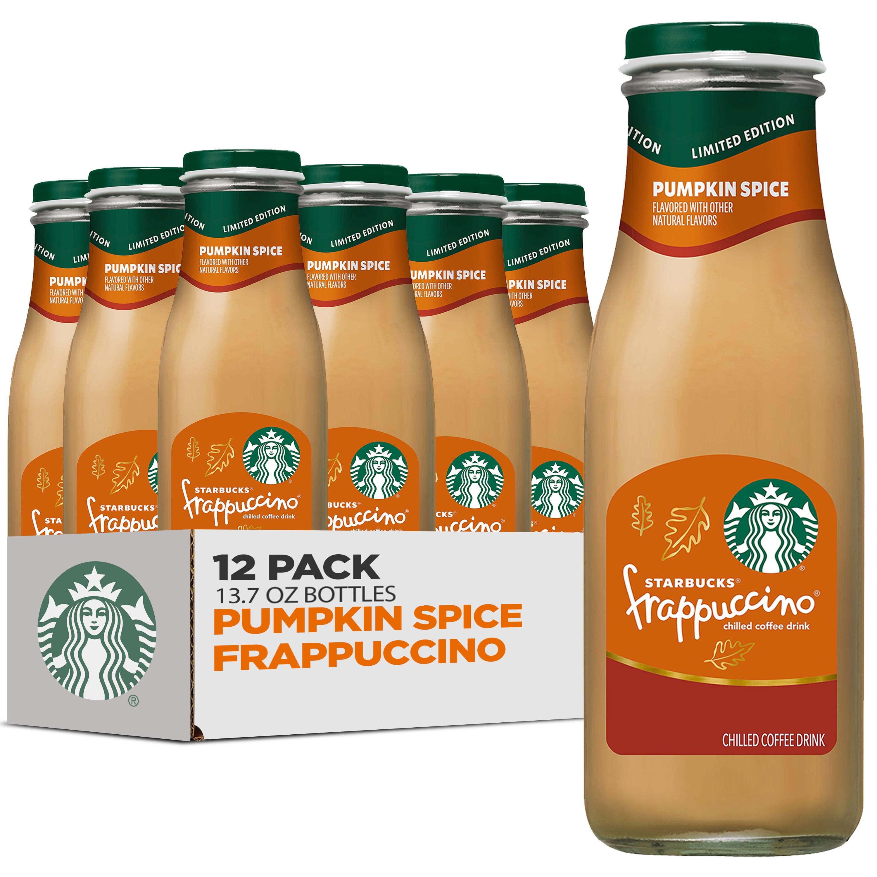 Starbucks Pumpkin Spice Frappuccino, 12 Pack 13.7 oz