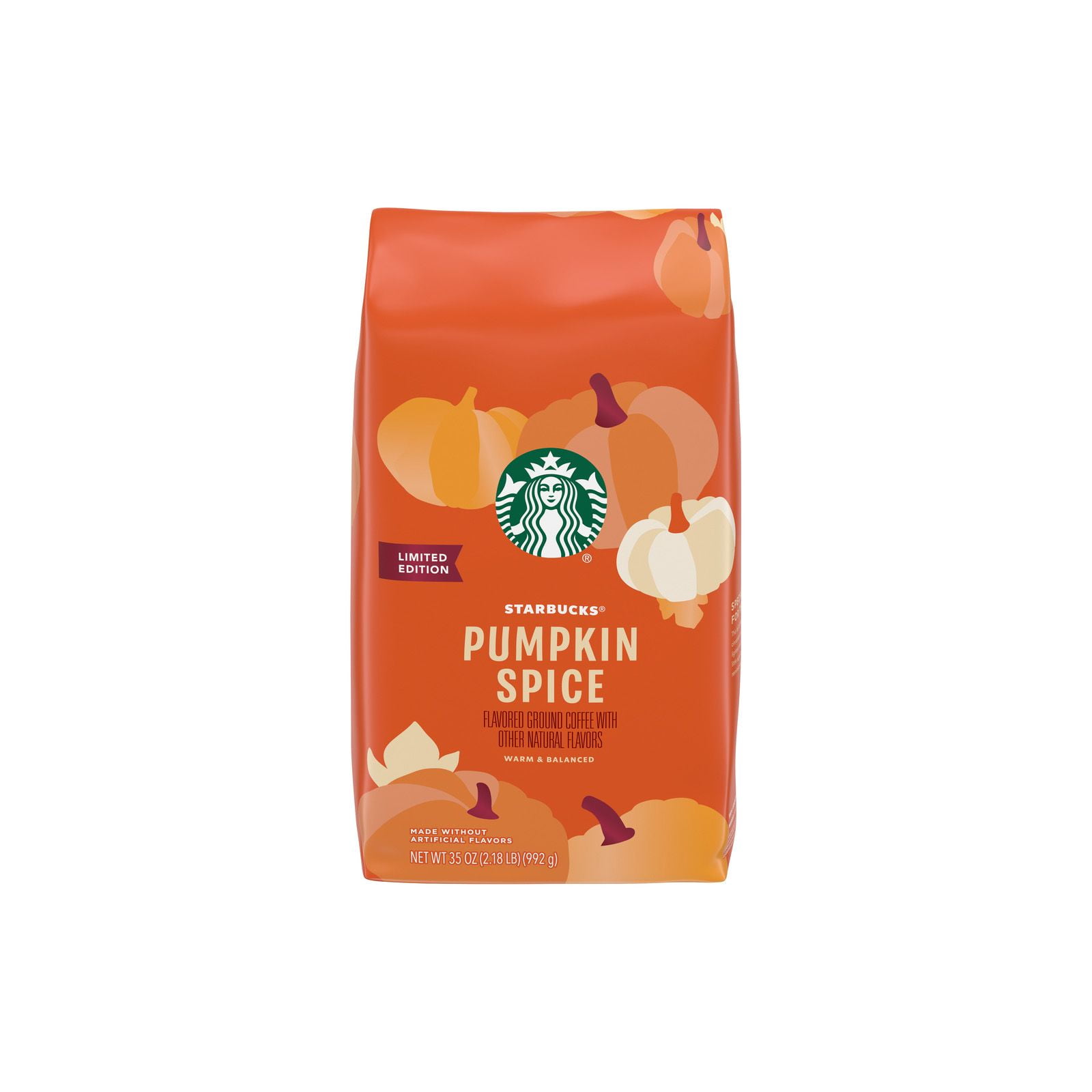Starbucks Pumpkin Spice Ground Coffee, 35 oz. - Walmart.com