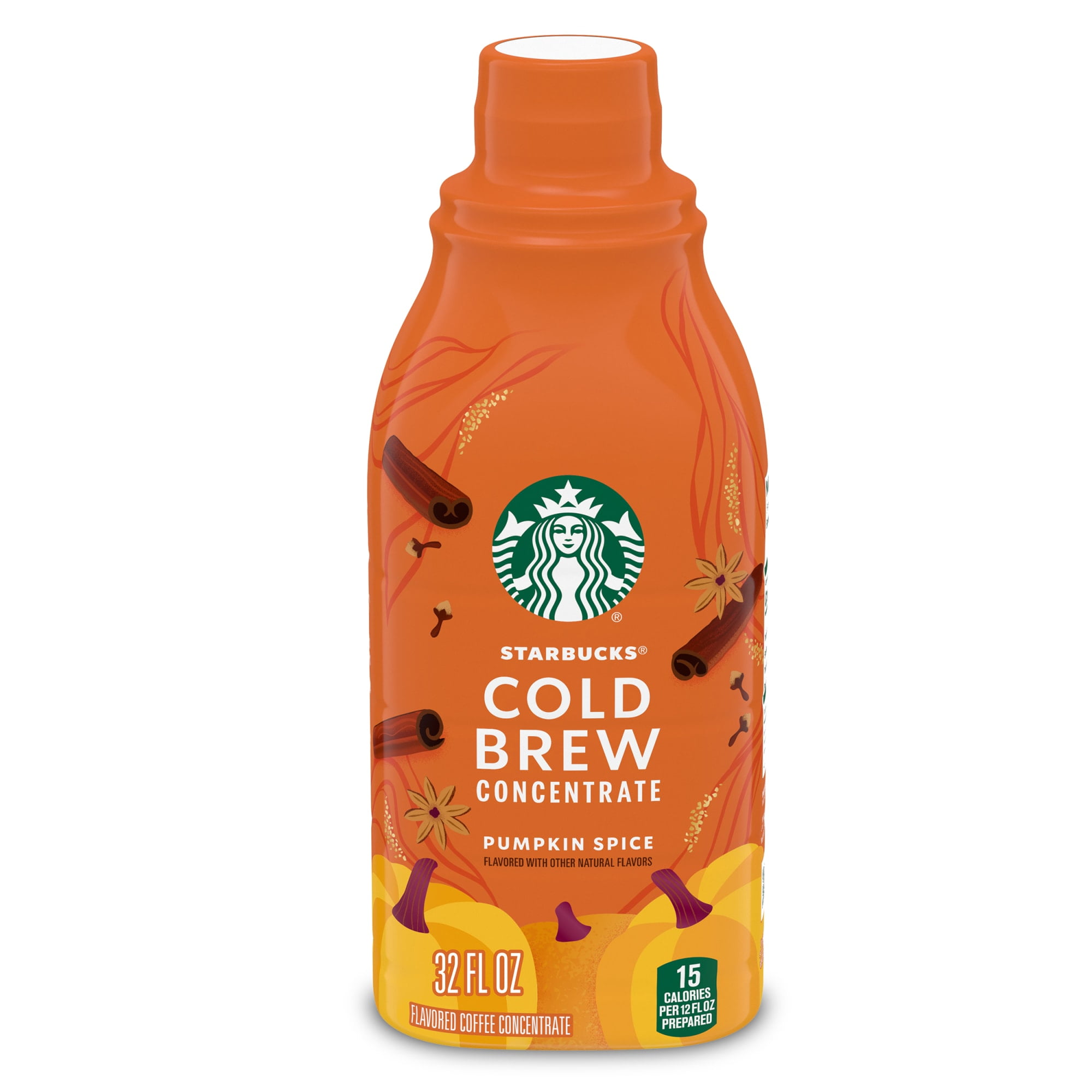 Starbucks Starbucks Pumpkin Spice Flavored Cold Brew Coffee Concentrate, Bottle, 32 fl oz