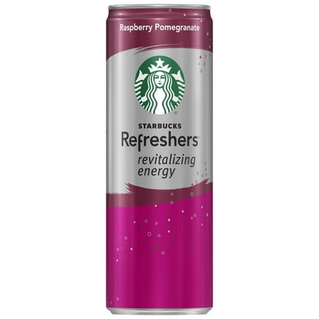 Starbucks Refreshers Sparkling Green Coffee Energy Drink Raspberry Pomegranate, 12.0 FL OZ