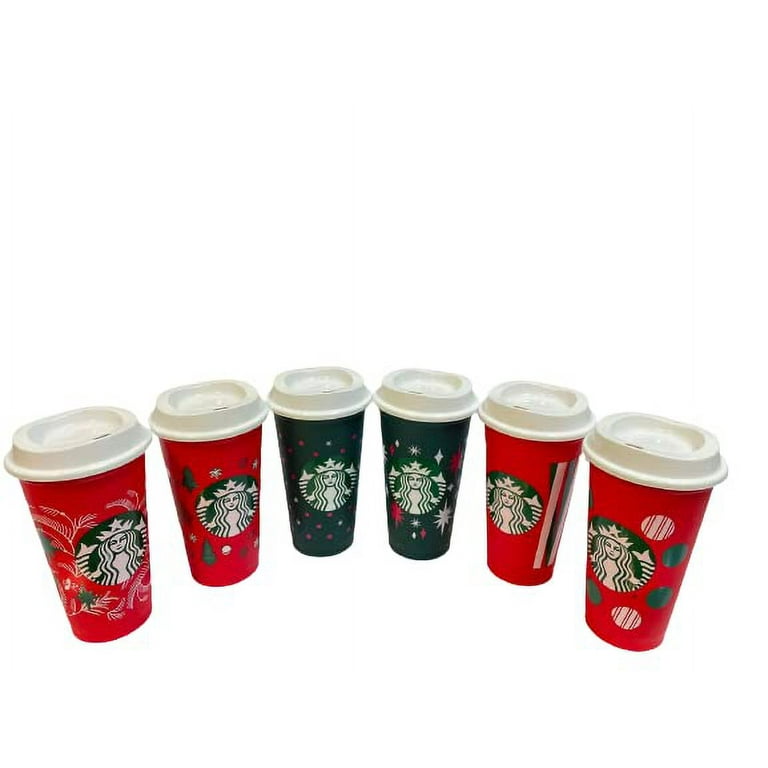 Starbucks Lot Of 3 16oz. Reusable Cups. 1 cold cup tumbler + 2 hot coffee  cups.