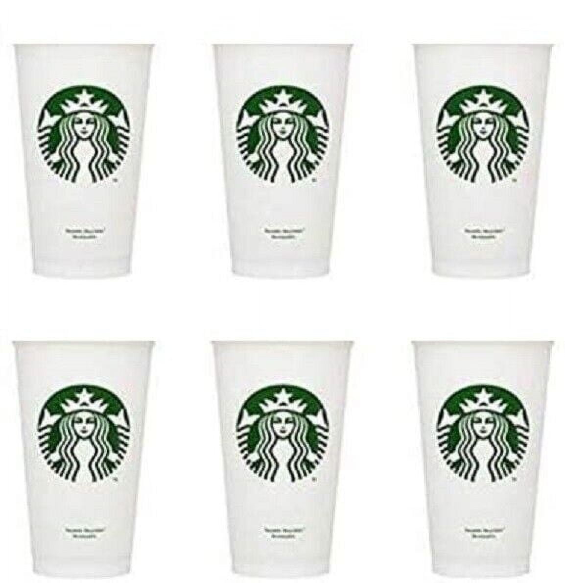 Starbucks White Reusable Travel Mug/Cup/Tumbler Grande Medium, 16oz 473ml