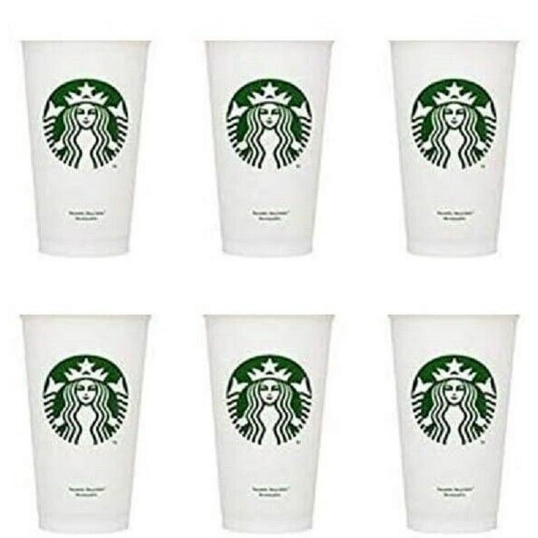 16 oz. Starbucks Logo Paper Hot Cups, White/Green Disposable