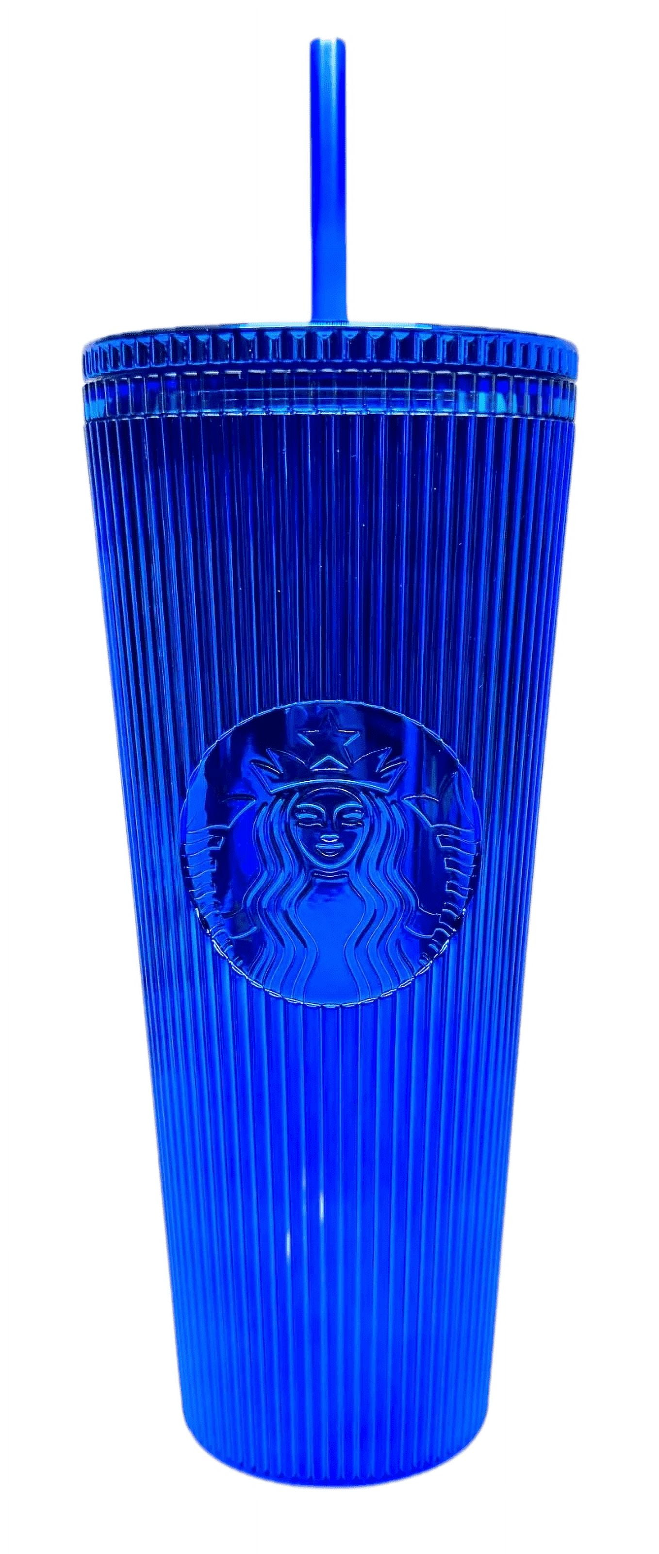 Starbucks Royal Blue Metallic 24oz Cold Cup Tumbler Limited Edition