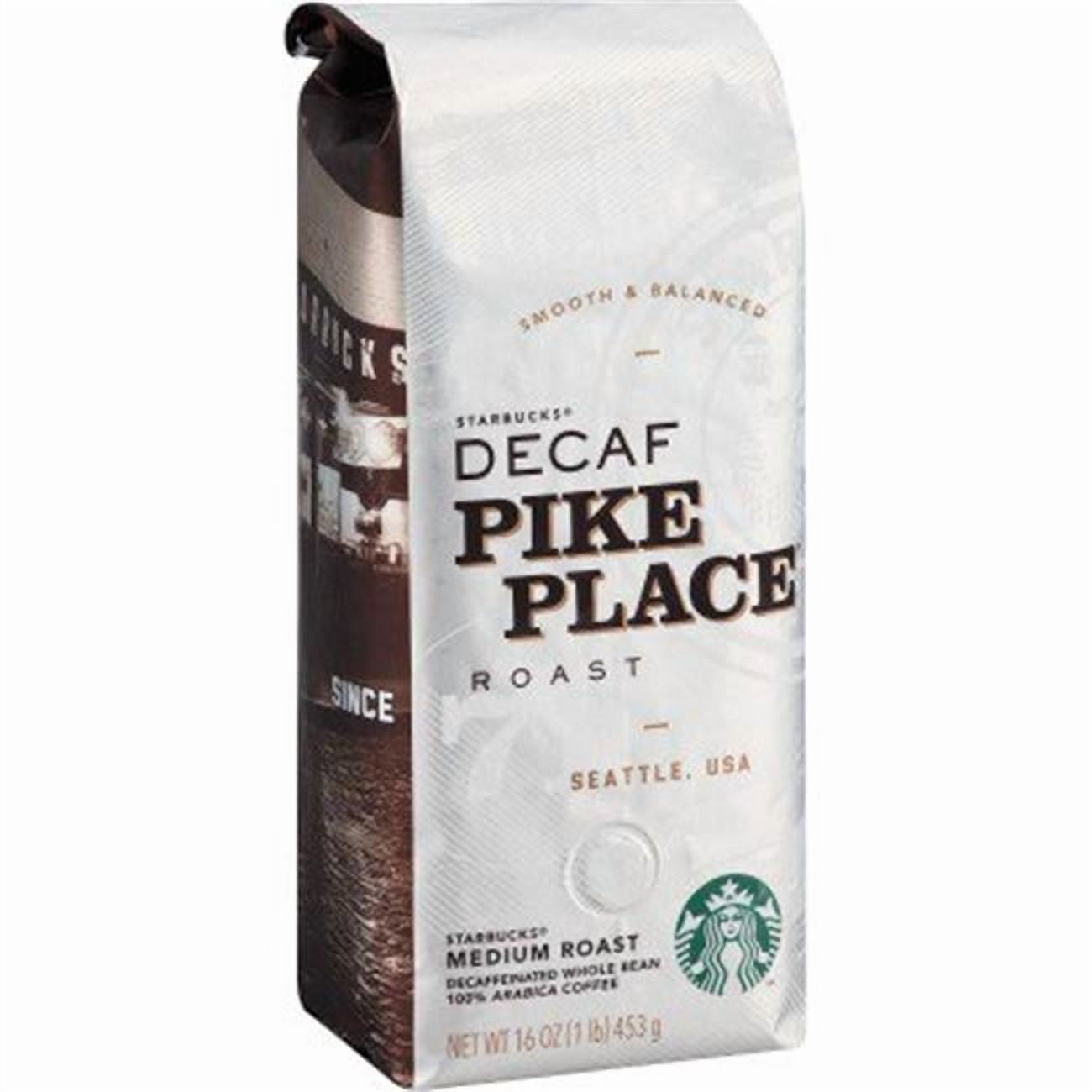 Starbucks, SBK12411945, Pike Place Decaf Coffee, 1 Each