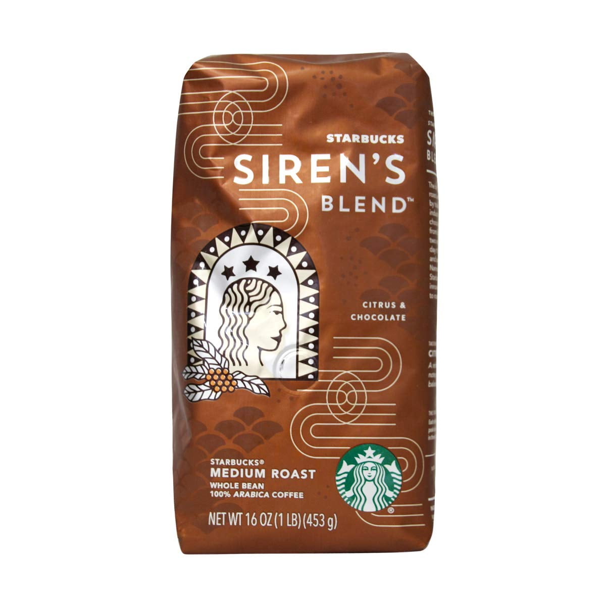  Starbucks Holiday Blend Coffee Whole Bean - 1Lb (16 Oz) :  Roasted Coffee Beans : Everything Else