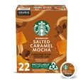 thumbnail image 1 of Starbucks Salted Caramel Mocha 100% Arabica Naturally Flavored Coffee, Keurig K-Cup Single Serve Coffee Pods, 22 Count, 1 of 9