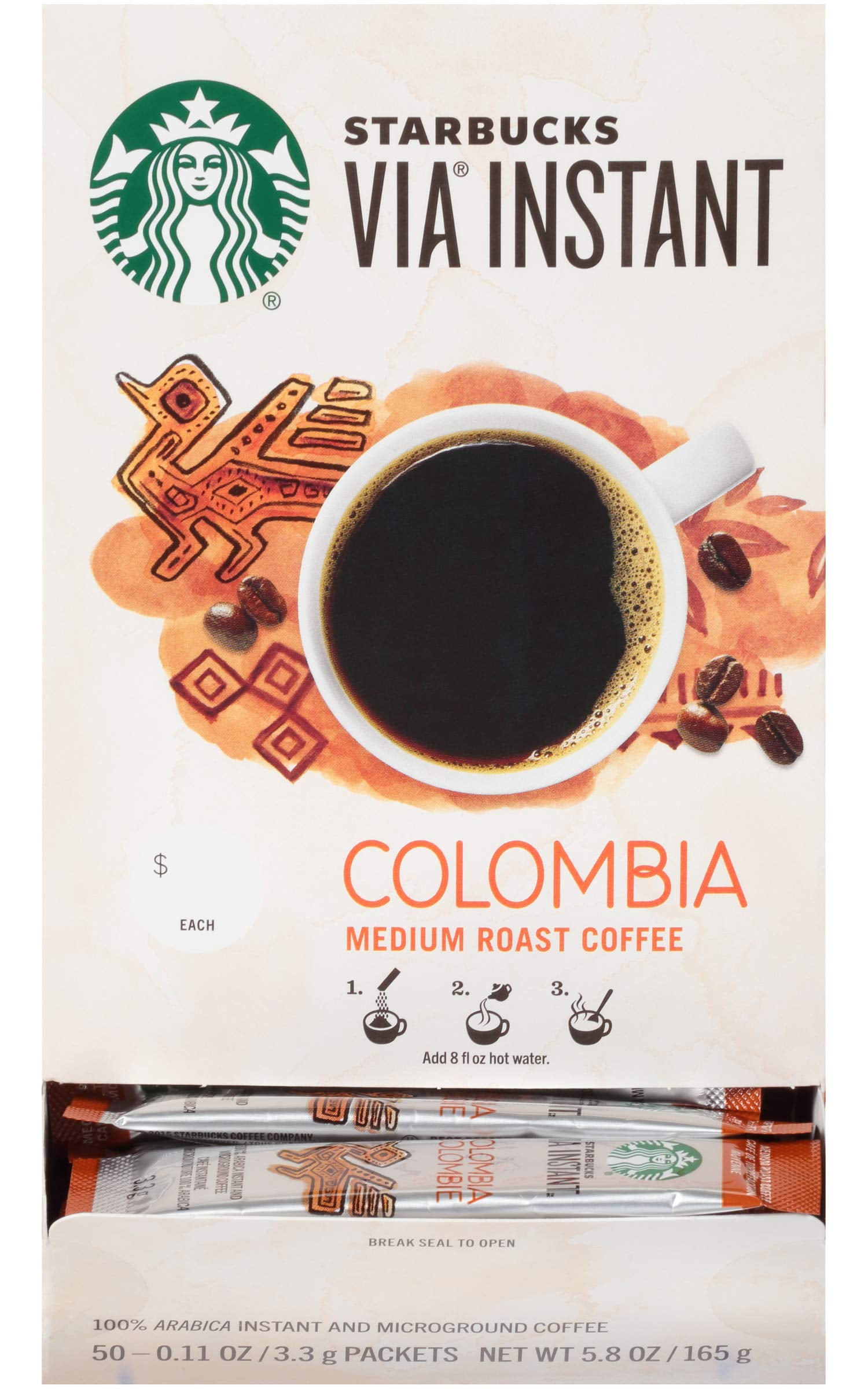 Starbucks Via Colombia 8 Pk main image 1