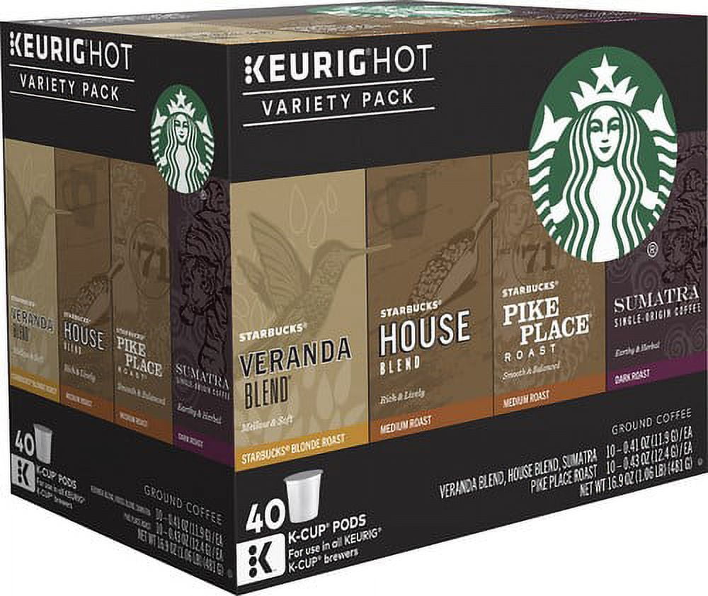 Starbucks Single Serve Coffee for Keurig, Roast Spectrum Variety Pack