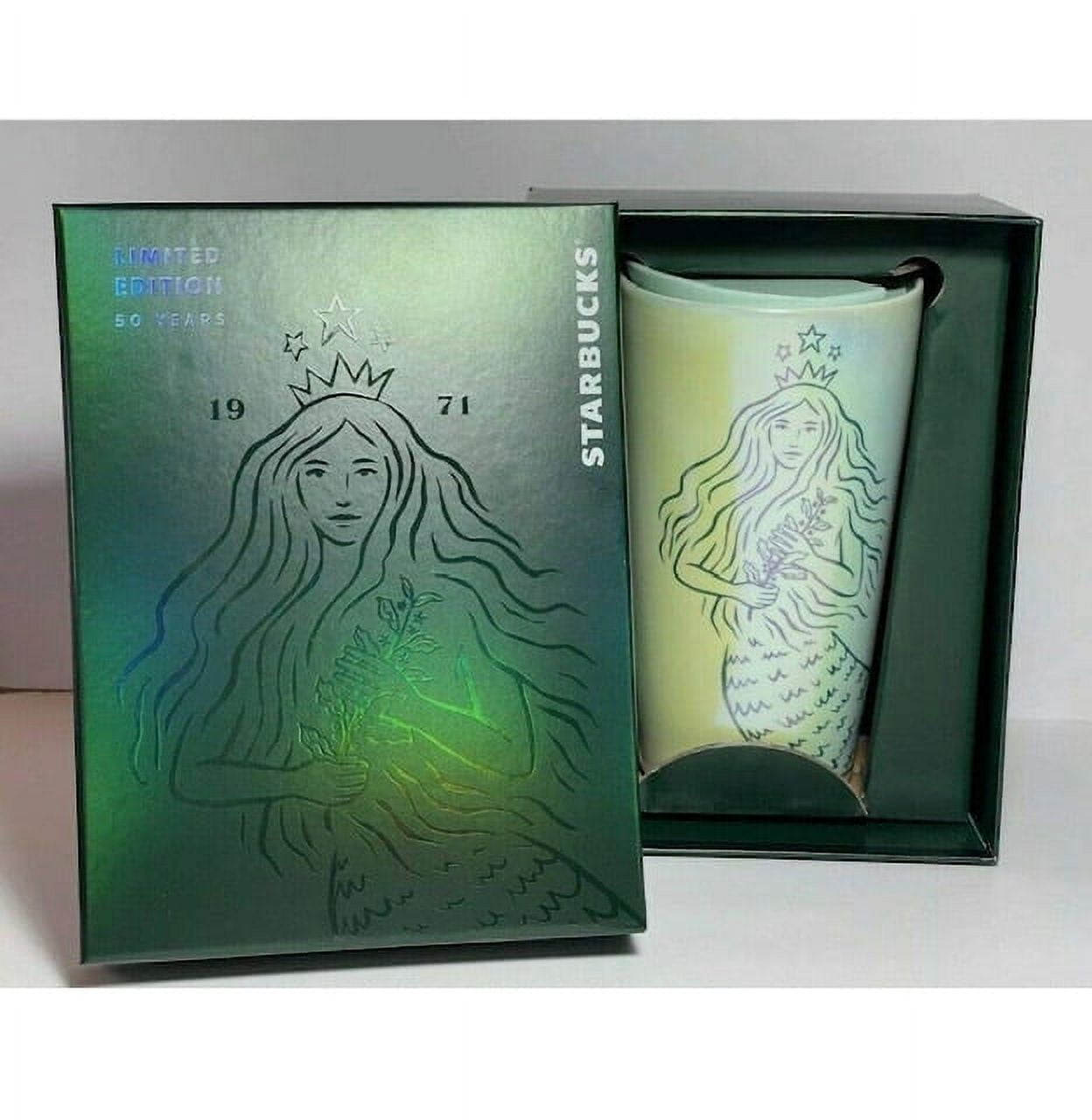 Starbucks Spring 2021 50th Anniversary Limited Edition Siren Double Wall Ceramic 12 oz Tumbler