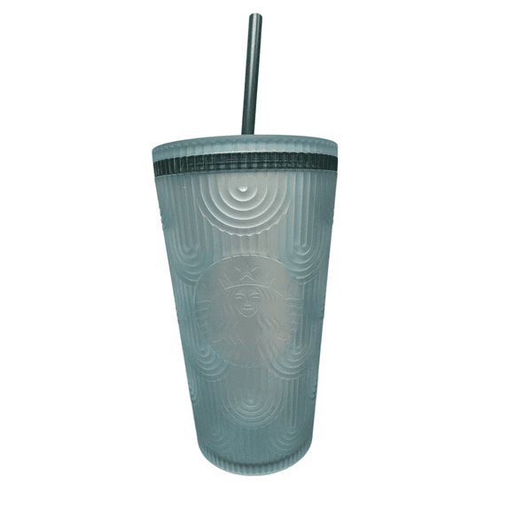 Starbucks Spring 2024 Limited Edition Green Scales Soft Touch 16oz Tumbler