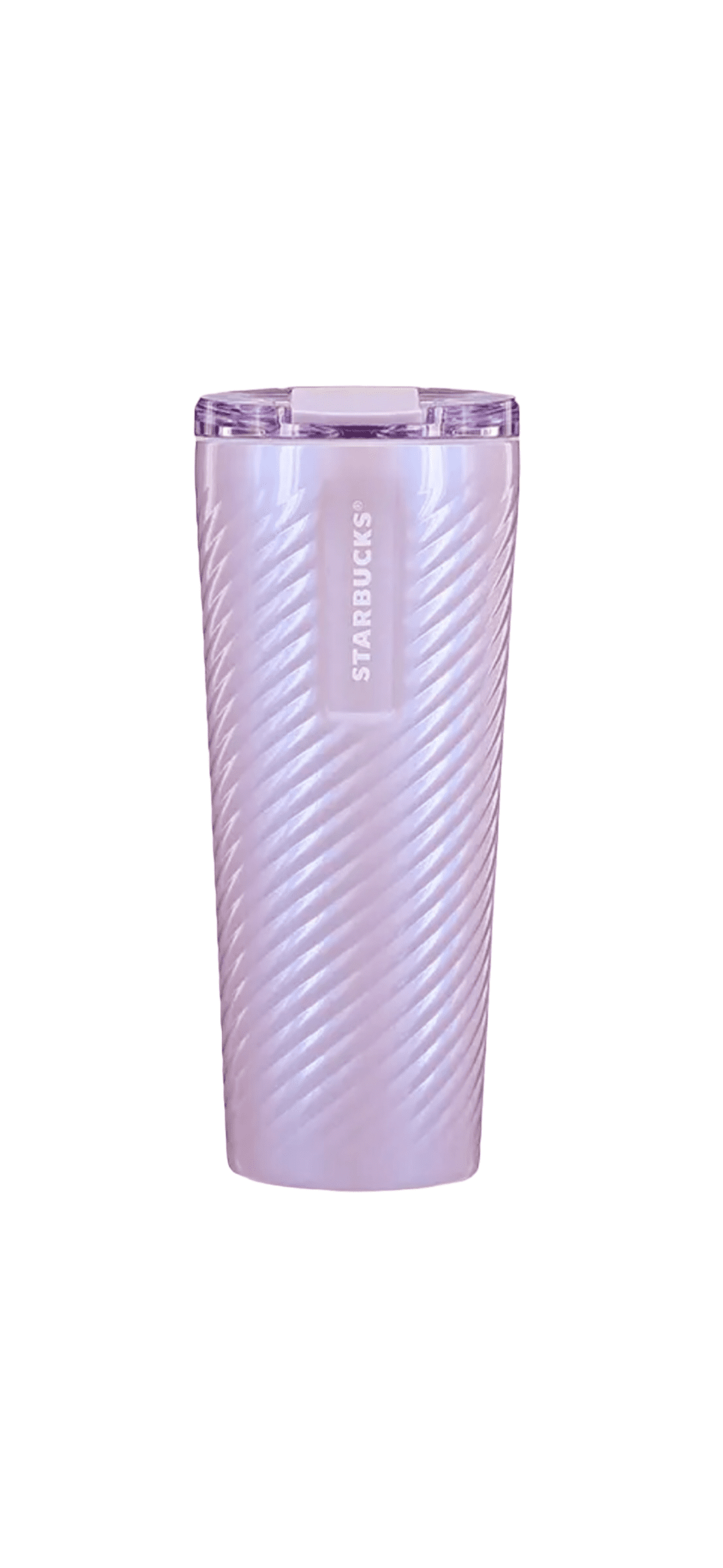 Starbucks Stainless Steel Lilac Drink Thru Tumbler 16 oz Hot or