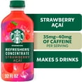 thumbnail image 1 of Starbucks Refreshers Concentrate Strawberry Acai, Refreshing Drink, Cold Drinks  32 fl oz, 1 of 11