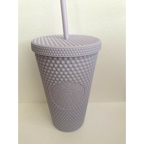 Starbucks Studded Matte Lilac Purple Tumbler Cold Cup, Grande 16 oz
