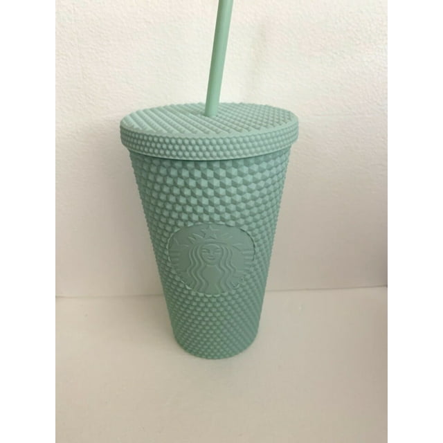 Starbucks Studded Matte Mint Green Tumbler Cold Cup, Grande 16 oz
