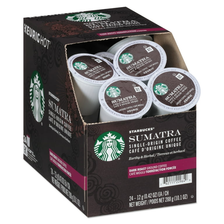 Sumatra Coffee K-Cups, Sumatran, K-Cup, 24/Box Sumatra Coffee K-Cups, Sumatran, K-Cup, 24/Box