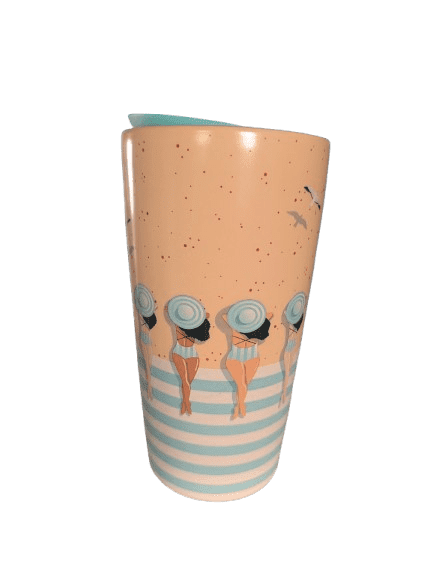 Starbucks Summer Beach Day 12oz Ceramic Double Wall Traveler