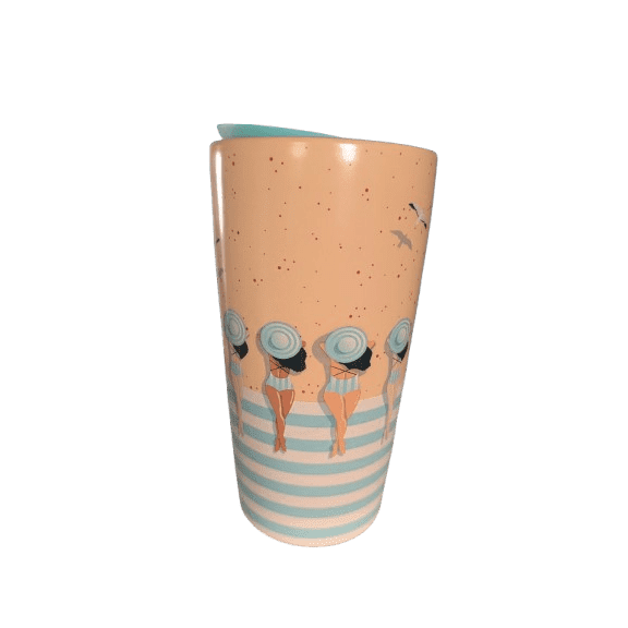 Starbucks Summer Beach Day 12oz Ceramic Double Wall Traveler