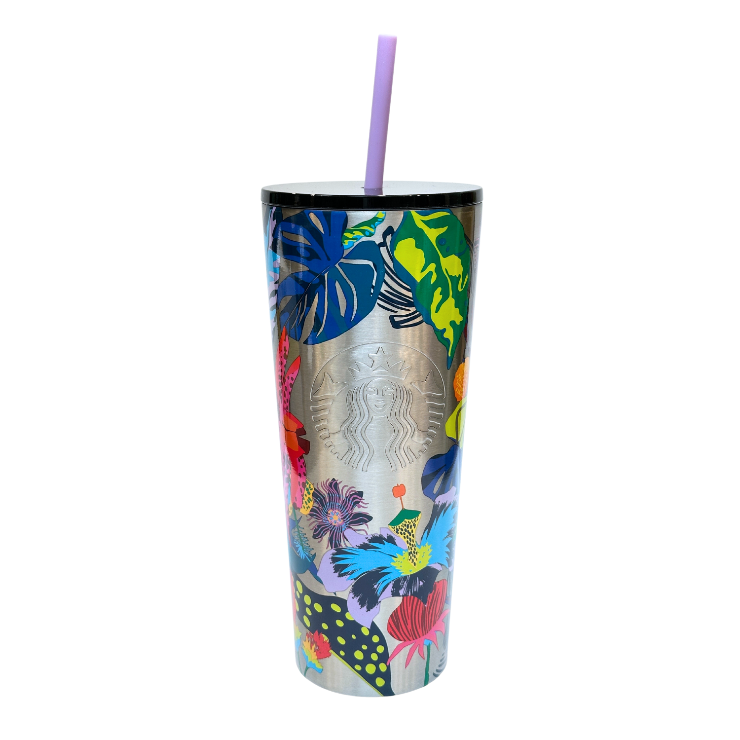 Starbucks Summer Immersive Florals 2023 Stainless Steel Tumbler, 24 Oz