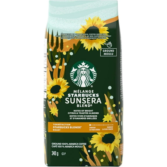Starbucks Sunsera Blend 100% Arabica Ground Coffee, 340g/12 oz