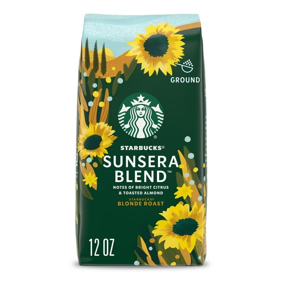 Starbucks Sunera Blend, Light Roast Ground Coffee, 12 oz
