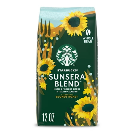 Starbucks Sunera Blend, Arabica Coffee Beans, Light Roast Whole Bean Coffee, 12 oz