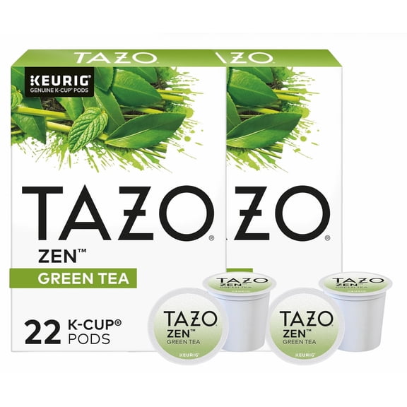 TAZO Zen Green Tea K-Cups, Green Tea Zen for Health and Wellness (44 Count)