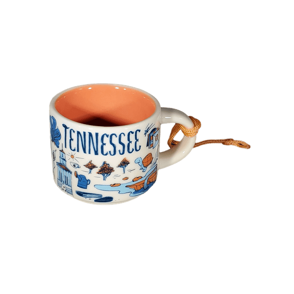 Starbucks Tennessee Been There Demitasse Ceramic Coffee Mug Ornament - 2 oz