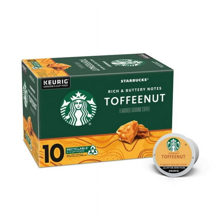 Starbucks at Home, K-Cup Coffee Pods, Toffeenut Flavored, 10 ct