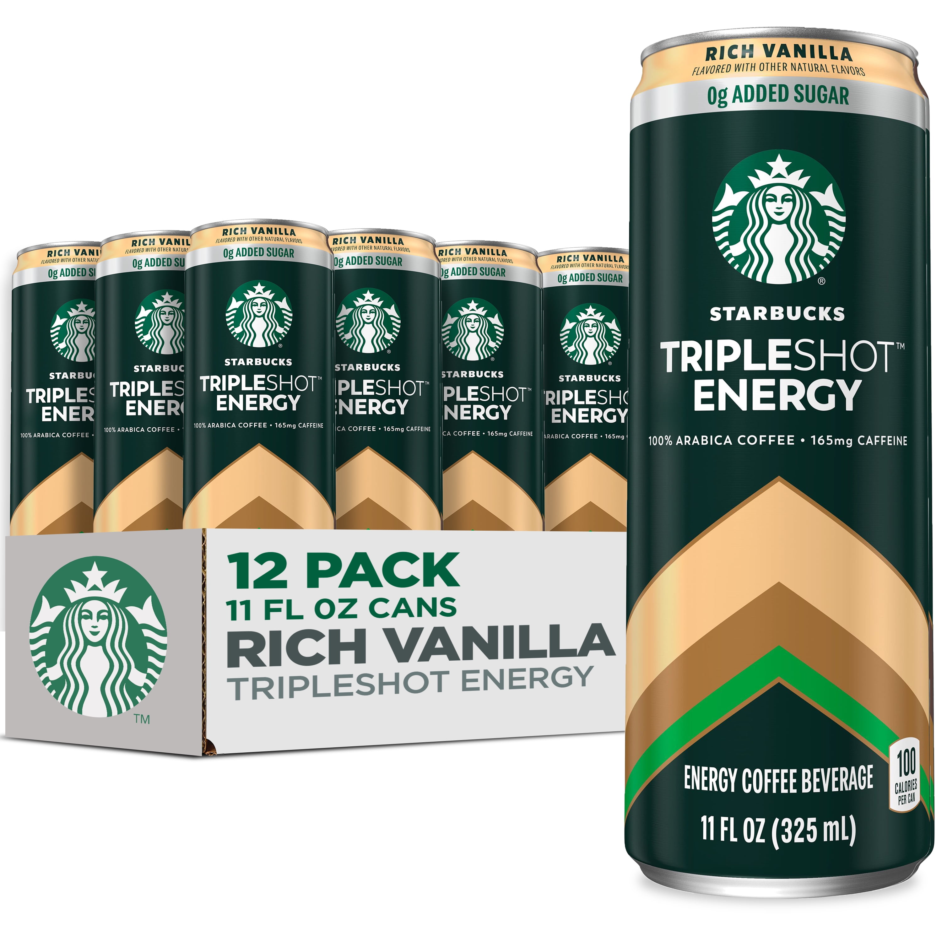 Free Shipping! Starbucks Tripleshot Coffee Energy Drink Vanilla 11