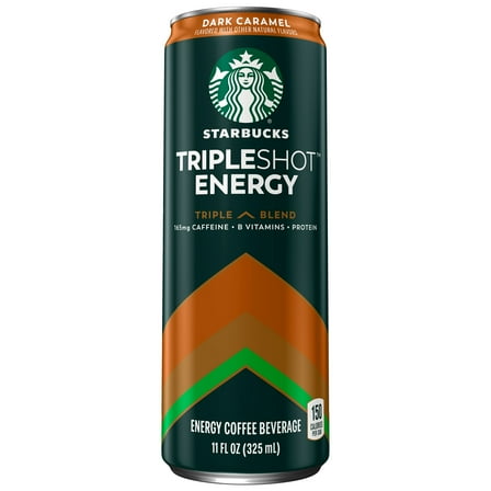 Starbucks Tripleshot Energy Coffee Beverage, Dark Caramel Flavor, 11 fl.oz Can
