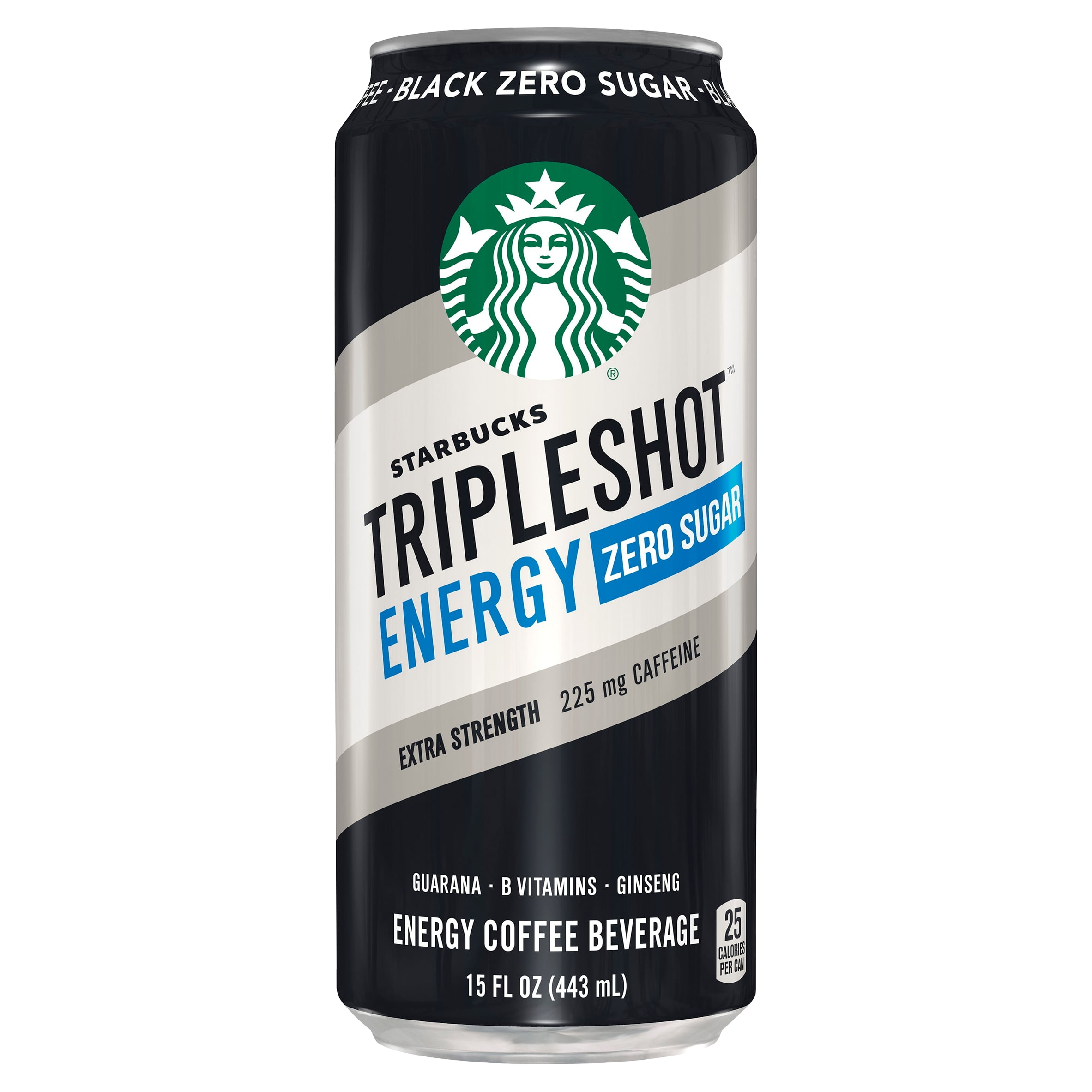 Starbucks Tripleshot Extra Strength Black Zero Sugar Energy Coffee