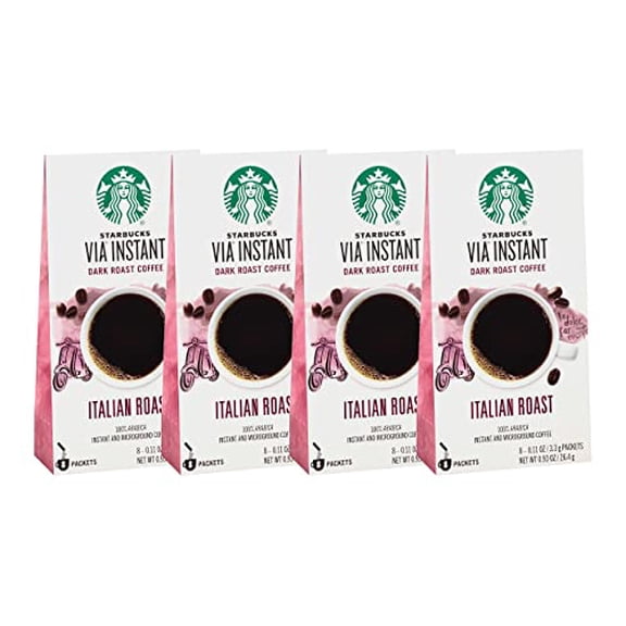 Starbucks VIA Instant Italian Roast Dark Roast Coffee